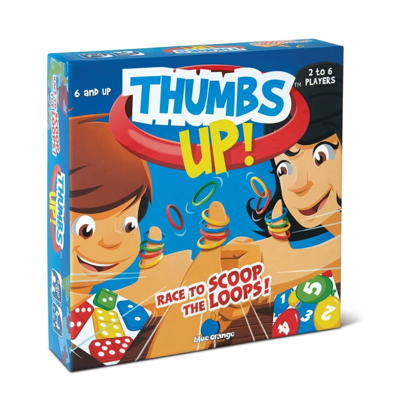 Blue Orange Thumbs Up! Game - Race to Scoop the Loops!