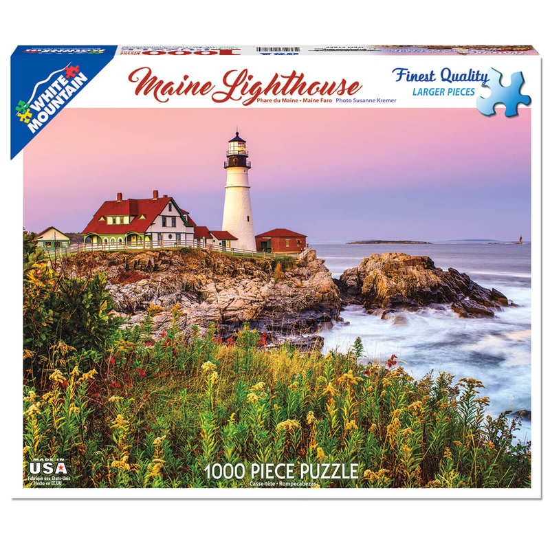 White Mountain Puzzles Maine Lighthouse 1000 Piece