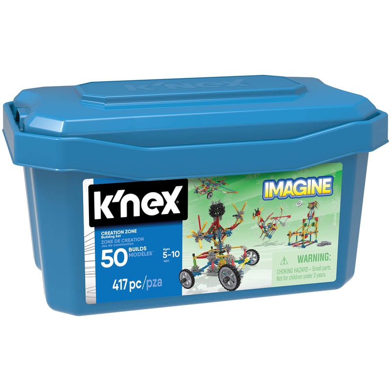 K'NEX Creation Zone 50 Model Building Set (Blue)