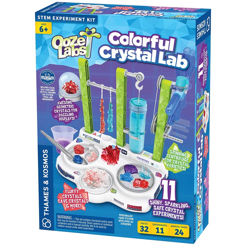 Thames and Kosmos Ooze Labs: Colorful Crystal Lab Science Set
