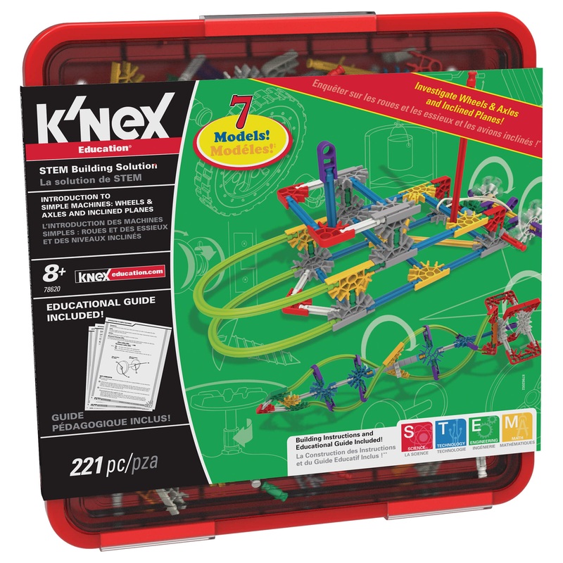 K'NEX Ed Intro to Simple Machines Wheels Axles Inclined Planes