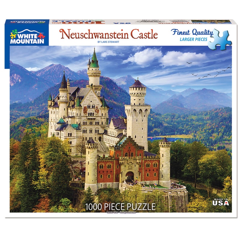 White Mountain Puzzles Neuschwanstein Castle 1000 Pc