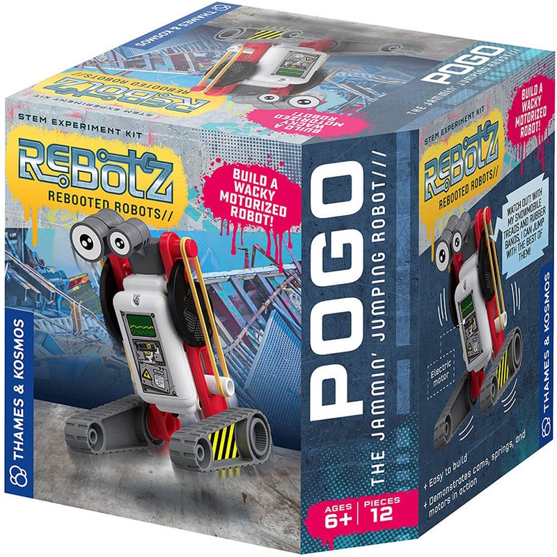 Thames and Kosmos ReBotz Pogo The Jammin Jumping Robot