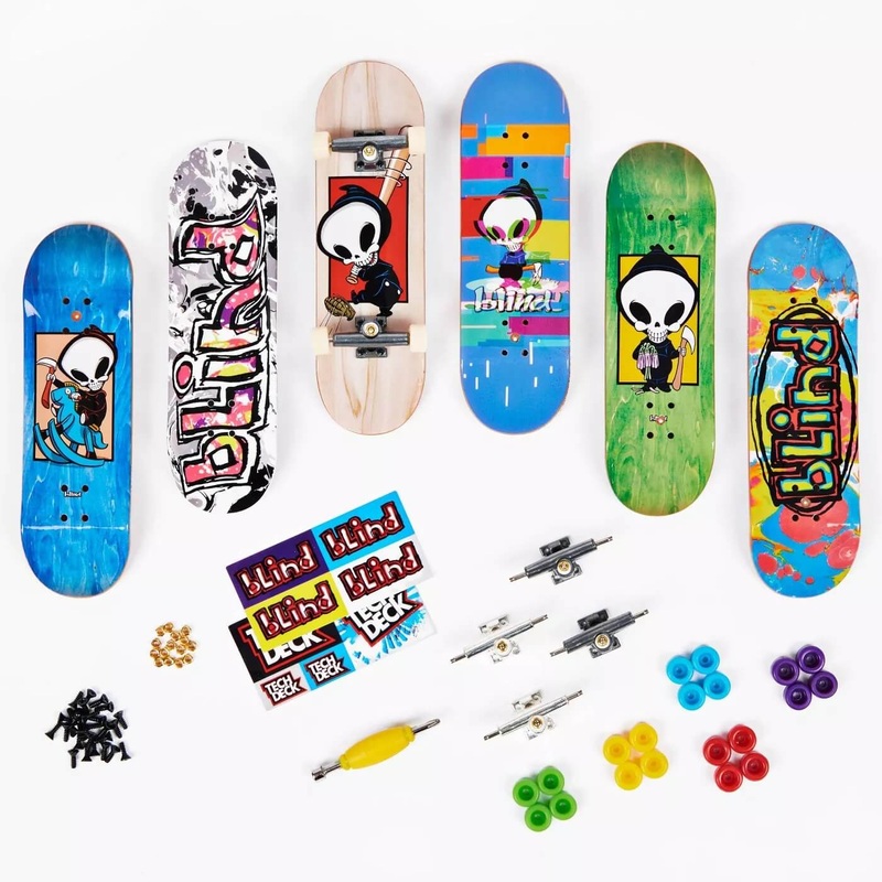 Tech Deck Sk8shop Bonus Pack Toy Machine Fingerboard 6-Pack