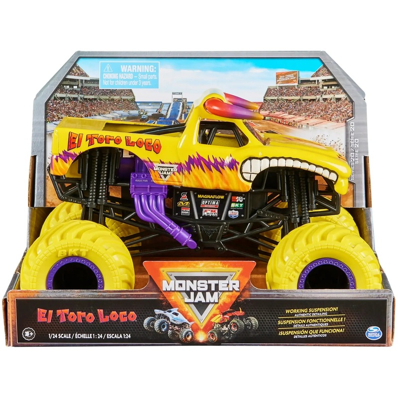 Monster Jam 1:24 Scale El Toro Loco Diecast Vehicle