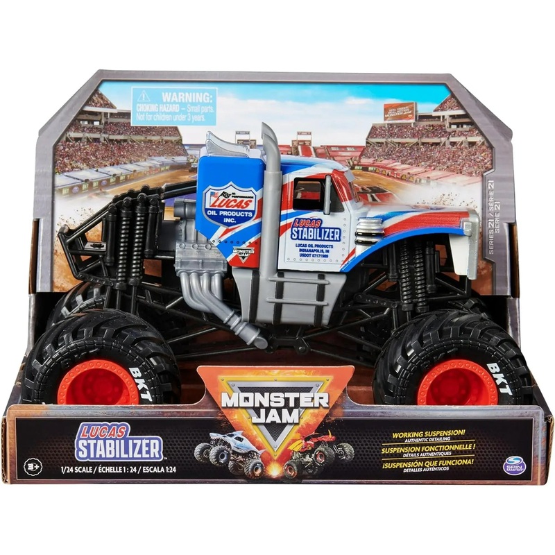 Monster Jam 1:24 Scale Lucas Stabilizer Diecast Vehicle
