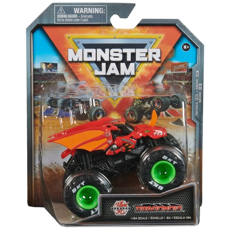 Monster Jam Bakugan Dragonoid Die-Cast 1:64 Scale Monster Truck