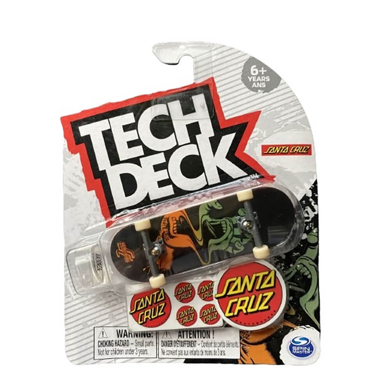 Tech Deck Santa Cruz Surreal Green-Orange Street Art
