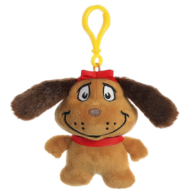 Aurora Dr. Seuss 4" Max Plush Character Clip