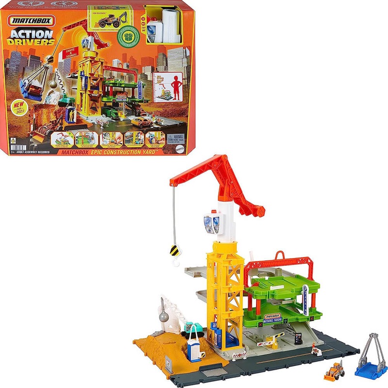 Matchbox Action Drivers Matchbox Epic Construction Yard Playset