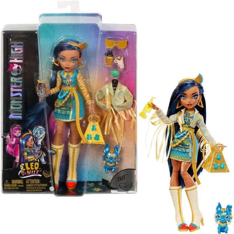 Monster High Cleo de Nile Doll with Pet