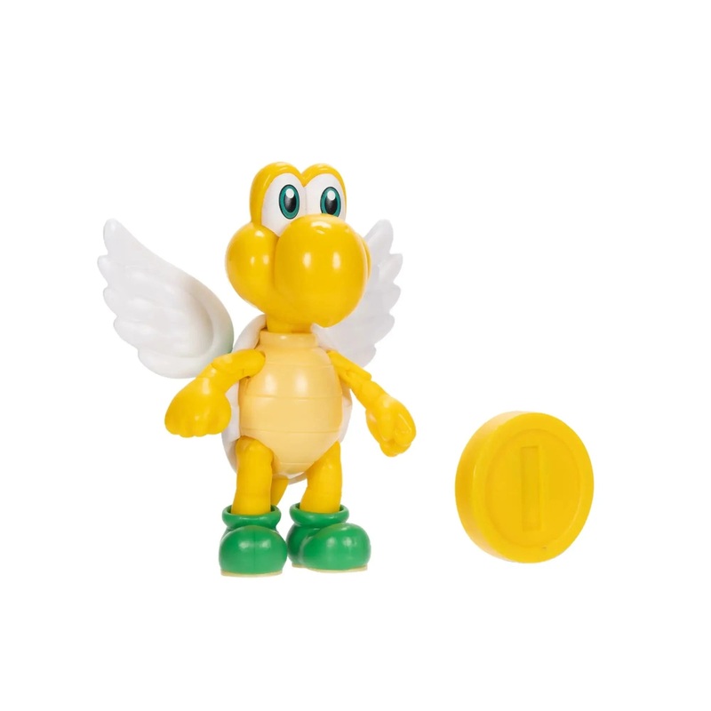 Super Mario Koopa ParaTroopa with coin 4-Inch Action Figure